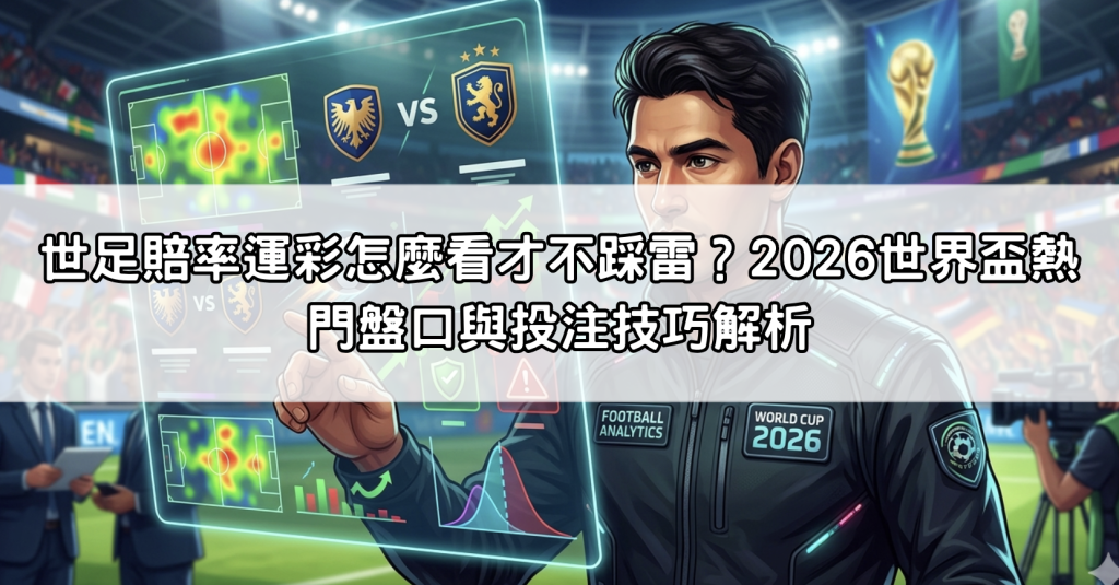 世足賠率運彩怎麼看才不踩雷?2026世界盃熱門盤口與投注技巧解析