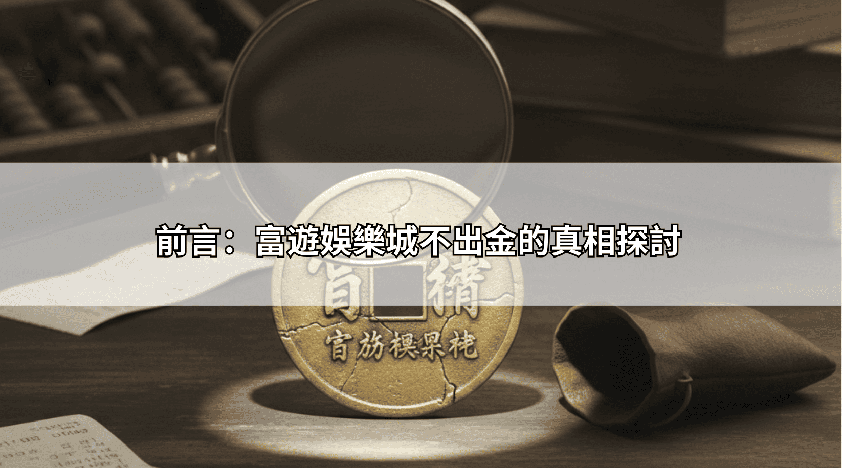 前言:富遊娛樂城不出金的真相探討